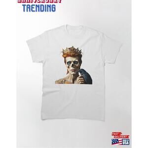 David Bowie Skull Popart Surrealism Tshirt Classic